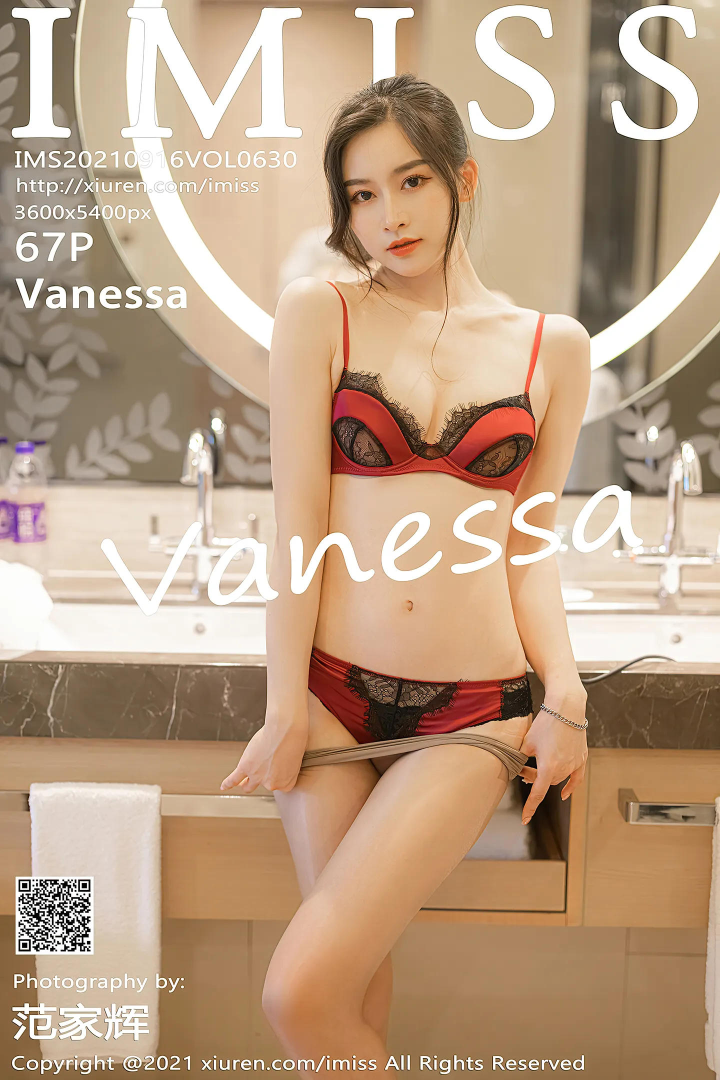 [IMISS爱蜜社]Vol.630_气质美女Vanessa私房半脱露性感透视内衣秀完美身材诱惑写真67P-秀人网 - XiuRen.Pro